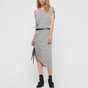 all saints midi dress